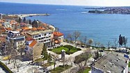 Царево времето уеб камера център, панорама към пристанище, порт яхти, Черно море, плаж, трафик улици, kamerite Free-WebCamBG
