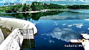 Язовир Душанци времето уеб камера ниво преливник язовирна стена на река Тополница, в котловина между Средна гора и Стара планина, до Пирдоп и Златица, kamerite Free-WebCamBG