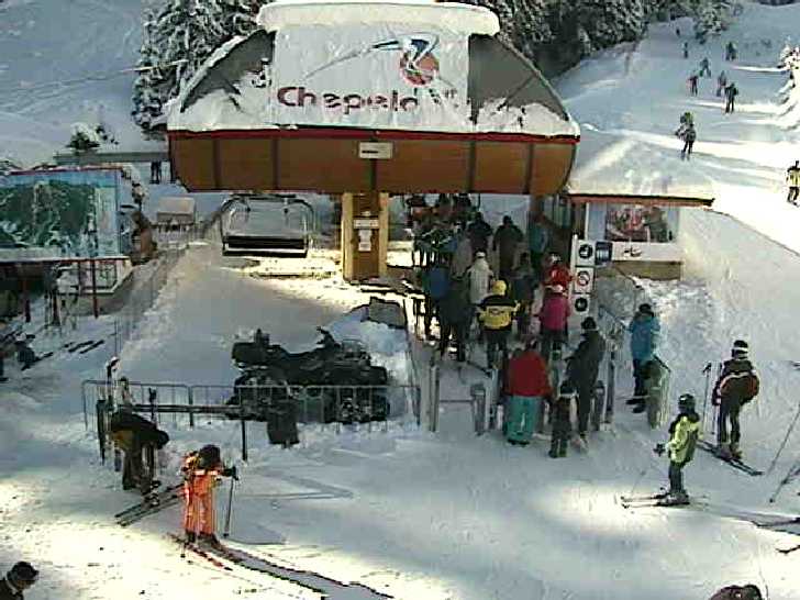 Чепеларе времето уеб камера долна лифт станция ски писта от връх 'Мечи чал' Free-WebCamBG