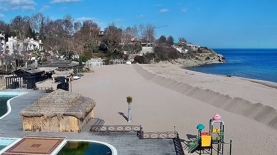 Лозенец времето уеб камера панорама плаж 'Оазис', залив Черно море, kamerite Free-WebCamBG