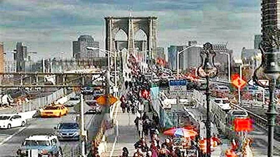 Ню Йорк (New York, NY) времето уеб камера 'Бруклински' мост (Brooklyn Bridge), САЩ (USA), Америка, kamerite Free-WebCamBG
