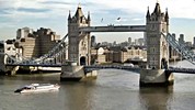 Лондон времето уеб камера река Темза, мост 'Тауър Бридж' ('Tower Bridge'), Англия Великобритания, kamerite Free-WebCamBG