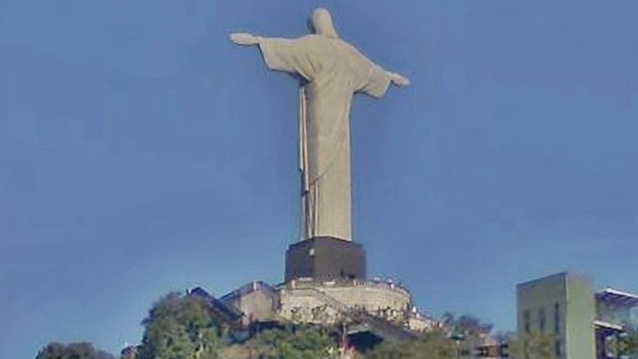 Рио де Жанейро (Rio de Janeiro) времето уеб камера център, статуя Христос Спасителя (Cristo Redentor), хълм 'Корковадо' (709 м.), Бразилия, kamerite Free-WebCamBG