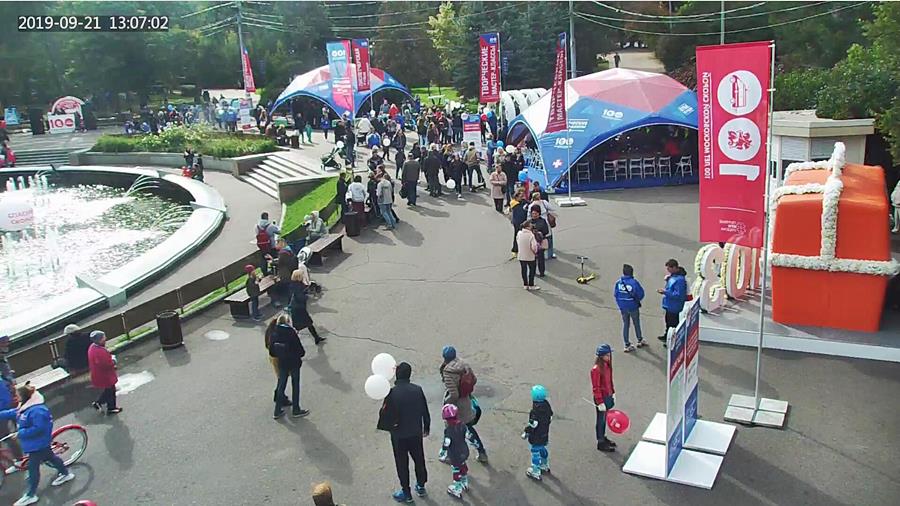 Москва времето уеб камера парк 'Сокольники', център, сцена, централна естрада, фонтанная площадь, столица Русия, kamerite Free-WebCamBG